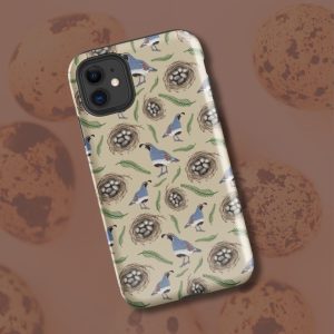 Gambel’s Quail Pattern Desert Wildlife Tough Case for iPhone®