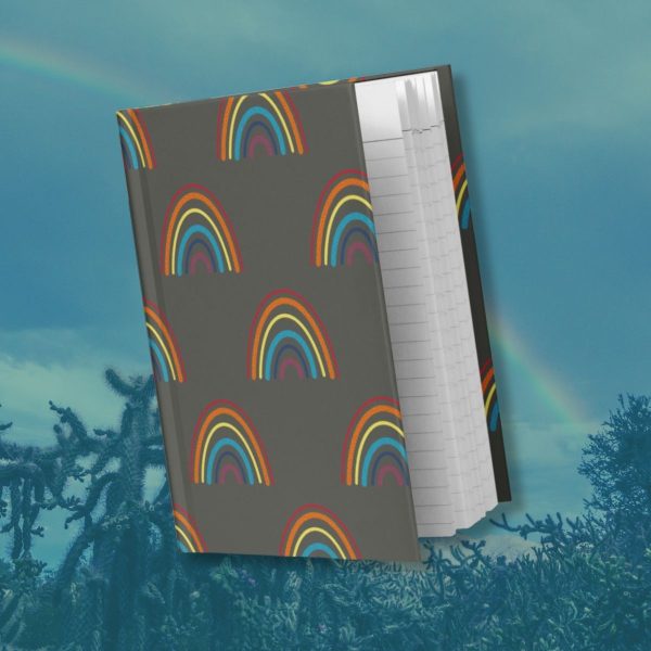 arizona monsoon rainbow hardcover journal