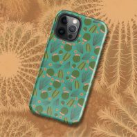 arizona wildflower inspired cactus pattern iphone case