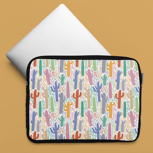 cute cactus pattern laptop bag