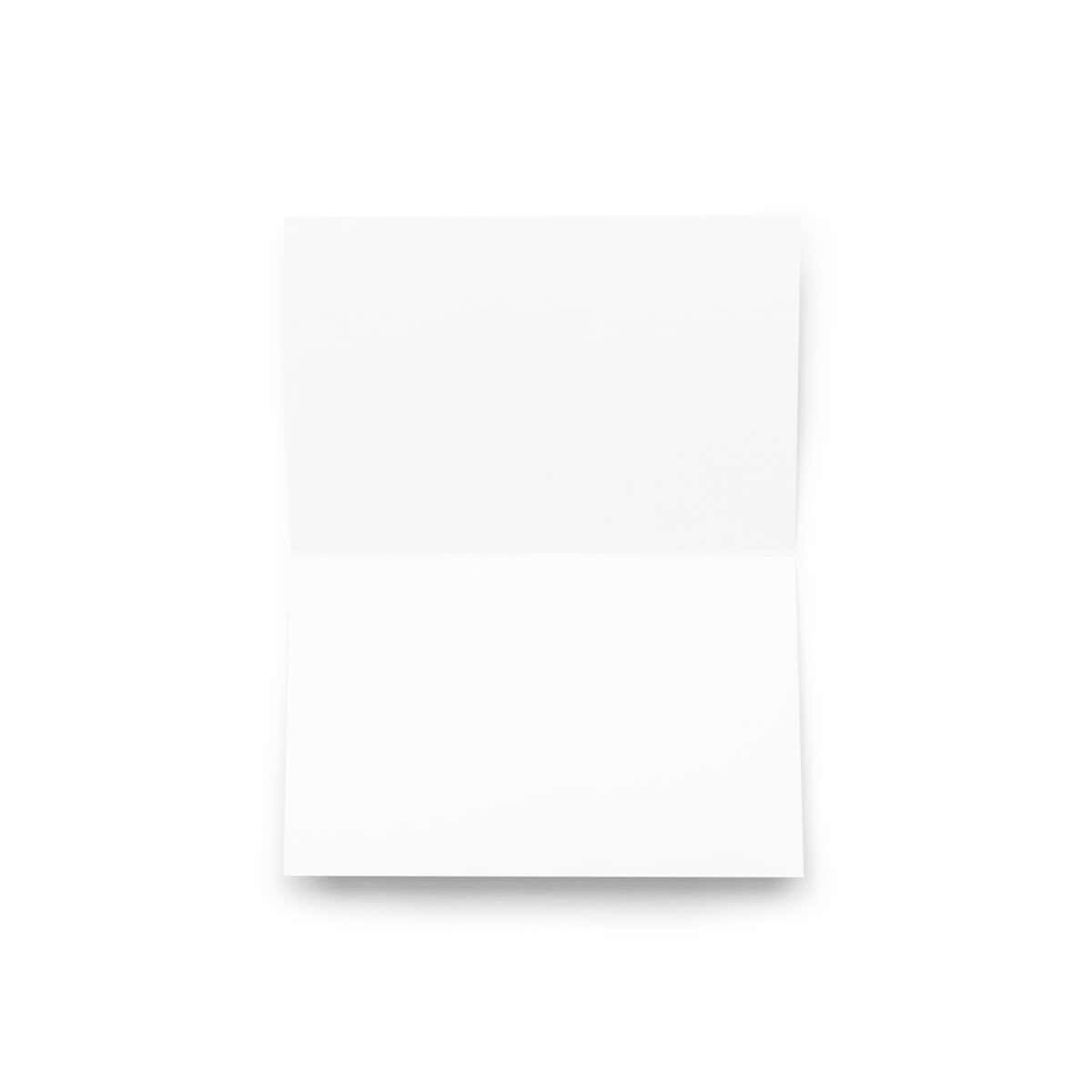 Blank white paper note on a plain background for stationery or writing purposes.