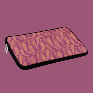 red hatch chile pepper pattern laptop bag