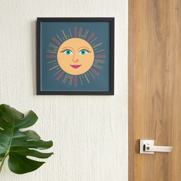 mid-century modern arizona sun art print