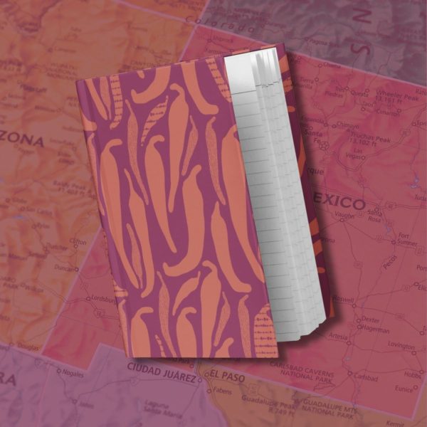 new mexico hatch chile pattern hardcover journal